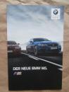 BMW M5 F90 Limousine +1 of 400 First Edition Prospekt September 2017