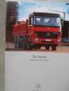 Mercedes Benz Actros Baugewerbe 18-41 Tonnen 2-Achser 3-Achser 4-Achser Katalog 8/2003