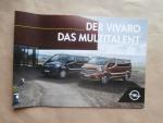 Opel Vivaro Combi Tourer Life +Sport Paket 1.6 Diesel +ECOTED BiTurboDiesel Prospekt Januar 2018