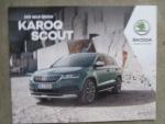 Skoda Karoq Scout Prospekt Dezember 2018 1.5l TSI ACT 4x4 110kw 2.0TDI SCR 4x4 110kw