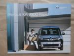 Renault Kangoo Rapid Prospekt +Preisliste August 2016