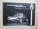 PS Automobile Porsche 911 Classic E-Modell 70/71 Prospekt Querformat Deutsch