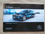 Mercedes Benz E-Klasse  T-Modell BR213 Januar 2017
