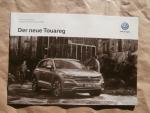 VW Touareg Preisliste Modelljahr 2018 V6 TDI SCR 4Motion