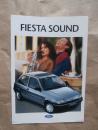 Ford Fiesta Sound 1,1l 37kw 1,3l 44kw +Katalysator Katalog Dezember 1992 +Preisliste