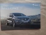 Renault Espace ny Prospekt Dänemark Mai 2015