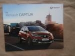 Renault Captur ny Prospekt August 2017 Dänische Ausgabe