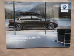 BMW 6er F12 F13 F06 +7er G11 G12 Zuehör Prospekt 2017 NEU