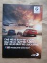 BMW M3 Coupé +Cabrio +M3 Limousine Preisliste März 2017 +M Competition Paket NEU