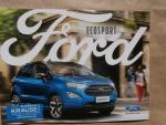 Ford Ecosport 1.0l +1.5l TDCI +Eco Blue August 2017