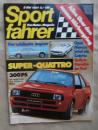 Sportfahrer 5/1984 Keinath Monza Cabriolet,911SC,Quattro Sport, Charade Turbo,