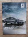 BMW 420i 430i 440i +xDrive,418d 420d 430d 435d +xDrive Gran Coupé F36 März 2017