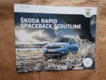Skoda Rapid Spaceback Scoutline (NH) Prospekt Mai 2016 NEU