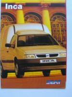 Seat Inca Prospekt 7/1998 Profi +Kombi NEU
