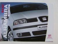 Seat Alhambra Sport Edition Sonderprospekt 11/2007 NEU