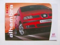 Seat Alhambra Prospekt 10/2003 NEU
