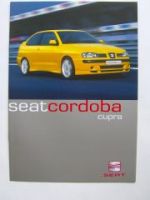 Seat Cordoba Cupra Prospekt 6/2000 NEU