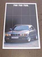 BMW 7er E32 Limousine Prospekt 730i 735i 735iL 1987