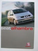 Seat Alhambra Prospekt 6/2000 NEU