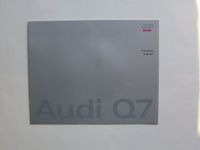 Audi Q7 Preisliste 10/2007 Benziner/Diesel