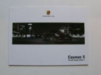 Porsche Cayman S Design Edition1 Prospekt (987) Juli 2007