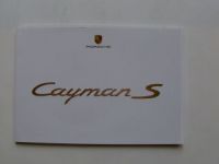 Porsche Cayman S Prospekt Vorstellung März 2005