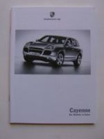 Porsche Cayenne (955) alle Modelle Preisliste Juni 2005 NEU