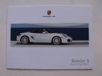 Porsche Boxster S Design Edition 2 Prospekt (987) Juli 2008 NEU