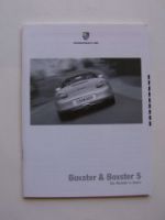 Porsche Boxster +S (986) Preisliste August 2001 NEU