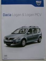 Dacia Logan +MCV Prospekt Prospekt Oktober 2008 NEU