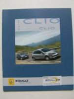 Renault Clio Prospekt Juli 2005 NEU