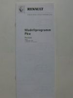 Renault Preisliste PKW 1.September 2001 NEU