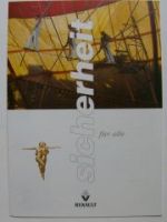 Renault Sicherheit für Alle Prospekt NEU