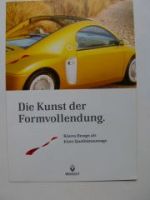 Renault Die Kunst der Formvollendung Prospekt Oktober 1996