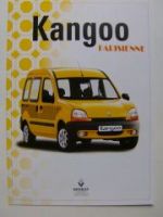 Renault Kangoo Parisienne +Preisliste 4/1998 NEU
