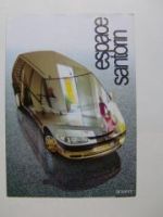 Renault Espace Santorin Prospekt September 1999 NEU