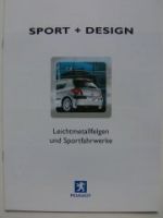 Peugeot Sport & Design LMR & Sportfahrwerke Prospekt 4/2002