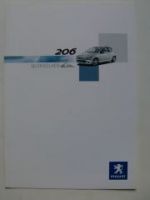 Peugeot 206 Quiksilver Prospekt Juni 2003 NEU