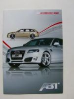 Abt Audi A4 Limousine +Avant (8K) Prospekt +Preise 1/2009