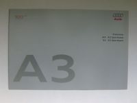 Audi Preisliste A3 +Sportback +S3 März 2008 NEU