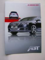 Abt Audi A6 Limousine/Avant AS6 (4F) Prospekt +Preisliste 2009 N