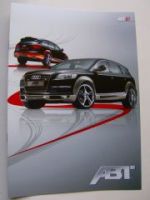 Abt Audi Q7 (4L) Prospekt +Preisliste 2009 NEU