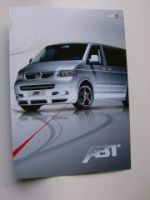 Abt VW T5 (7H) Prospekt + Preisliste 2009 NEU