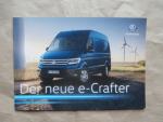 VW e-Crafter Katalog September 2018 NEU