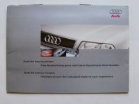 Audi A4 Interieurlinien Muster Stoff Leder Juni 1997 Prospekt in