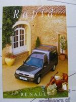 Renault Rapid Combi Prospekt August 1995 NEU