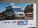 Westfalia Columbus 2020 540D 600D 640E 601D 641E auf Fiat Ducato August 2019