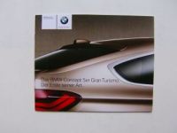 BMW Concept 5er Gran Turismo F07 Prospekt Flyer 2009 NEU