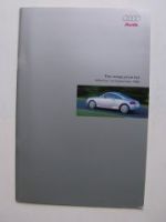 Audi the range price List September 1999 NEU