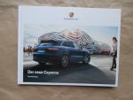 Porsche Cayenne Typ PO536 +S +Turbo Buch September 2017 NEU
